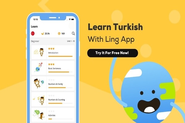 اپ Ling برای یادگیری زبان ترکی استانبولی