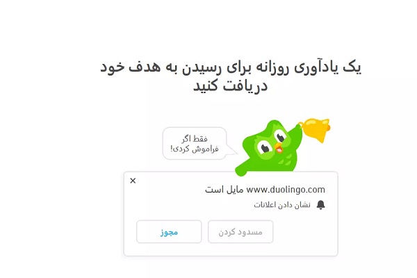 استفاده از دولینگو به زبان فارسی!